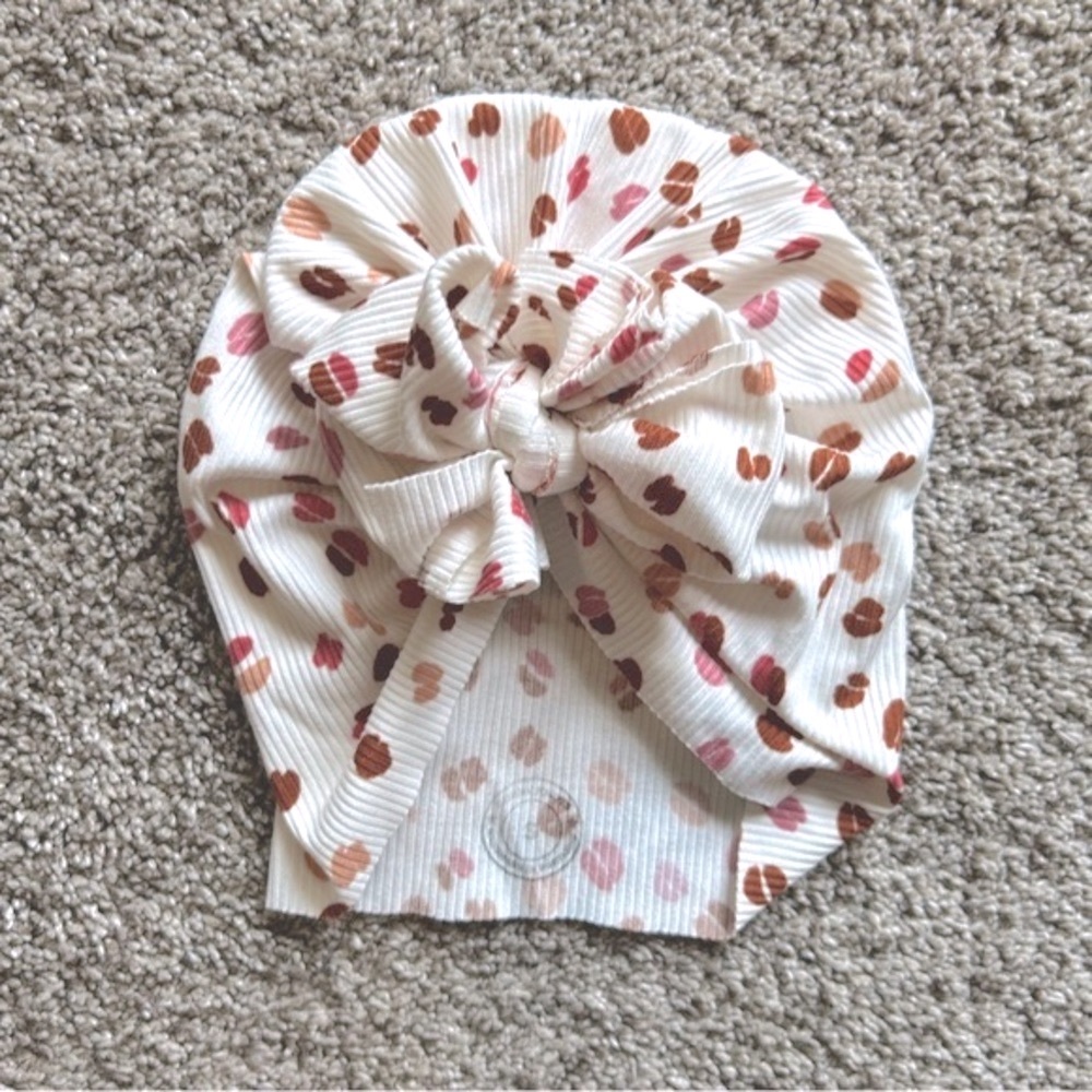 Bunny Knots Bow Turban, 6-12 months, NWOT